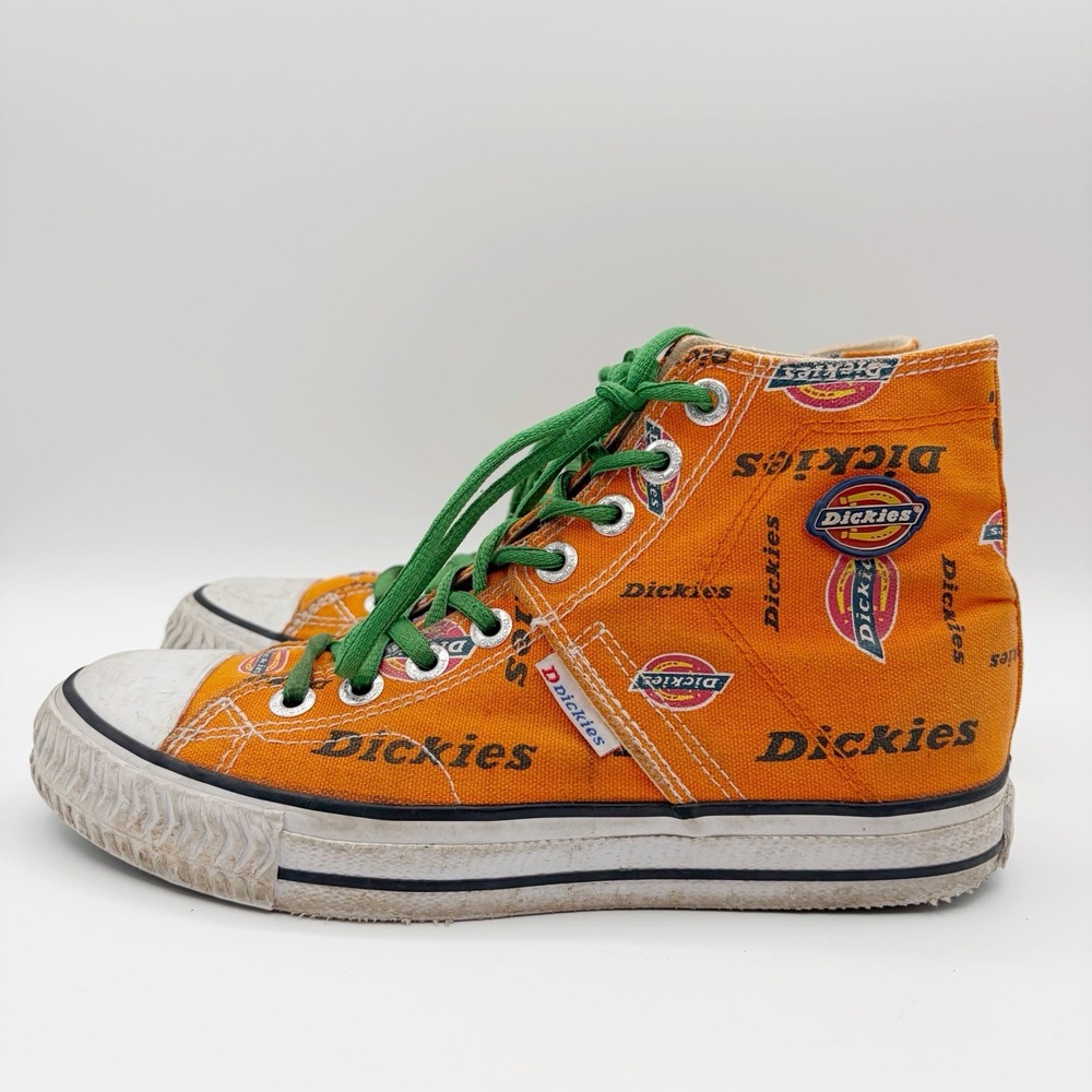 Vintage Dickies High-Top Sneakers Converse Print Size Men 7 Women 9 EU 39.5 Y2K